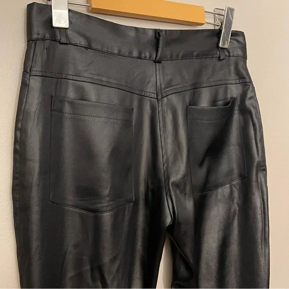 GAP Black Satin Flare Dress Pants 29" Inseam – Size 28 EUC - Picture 9 of 13